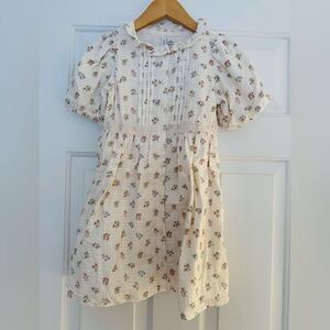 Janie and jack Floral Cream Dress size 6